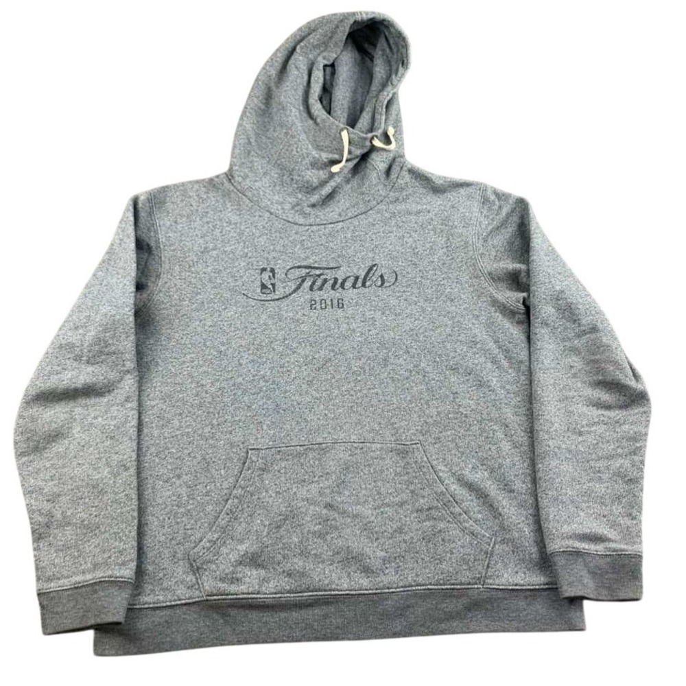 NBA Finals 2016 Junk Food Hoodie Men M Gray "I Was There" Cotton Blend Hooded